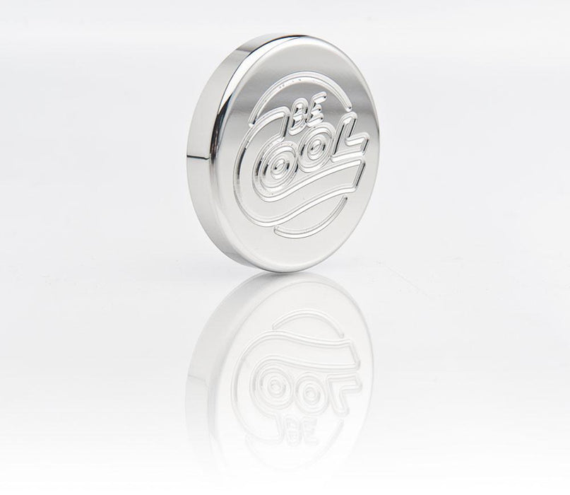 Be Cool 71001 Polished Finish Round-Style Billet Radiator Cap Be Cool Radiator - Truck Part Superstore