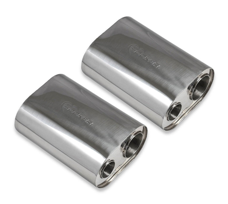 Hooker 71011005-RHKR Blackheart Dual Path Muffler - Truck Part Superstore