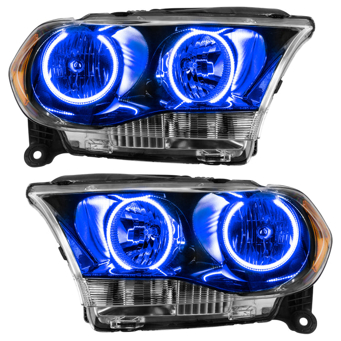 Oracle Lighting 7102-002 SMD Pre-Assembled Headlights, Halogen, Black Bezel, Blue - Truck Part Superstore