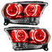 Oracle Lighting 7102-003 SMD Pre-Assembled Headlights, Halogen, Black, Red - Truck Part Superstore