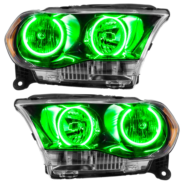 Oracle Lighting 7102-004 SMD Pre-Assembled Headlights, Halogen, Black, Green - Truck Part Superstore
