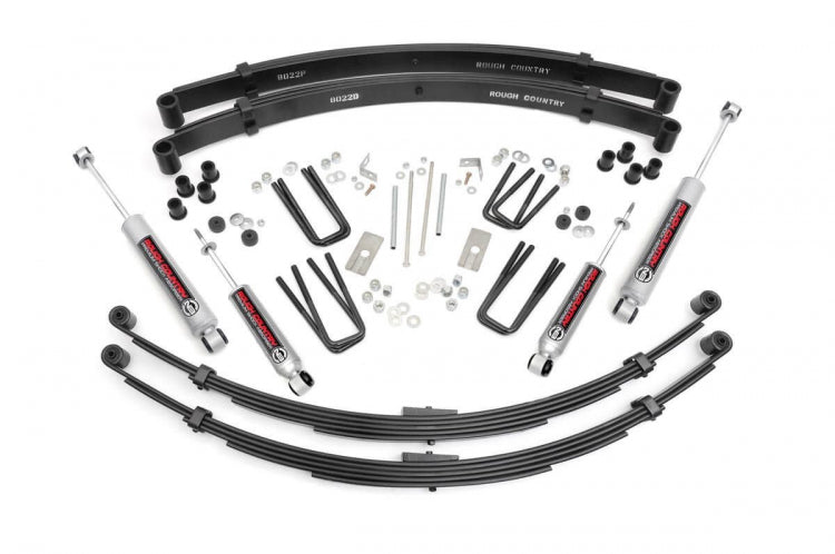 Rough Country 71030 3 Inch Toyota Suspension Lift System 79-83 4WD Toyota Pickup Rough Country - Truck Part Superstore