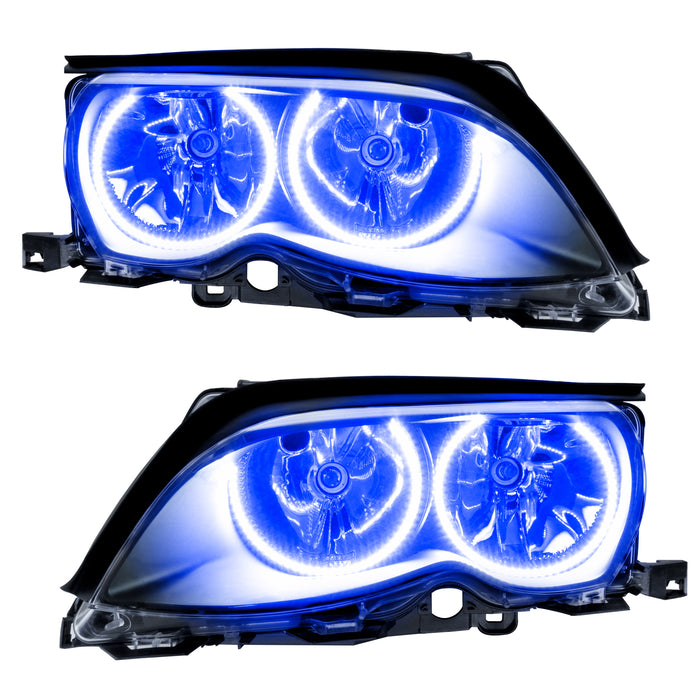 Oracle Lighting 7104-002 SMD Pre-Assembled Headlights, Black Bezel, Blue - Truck Part Superstore