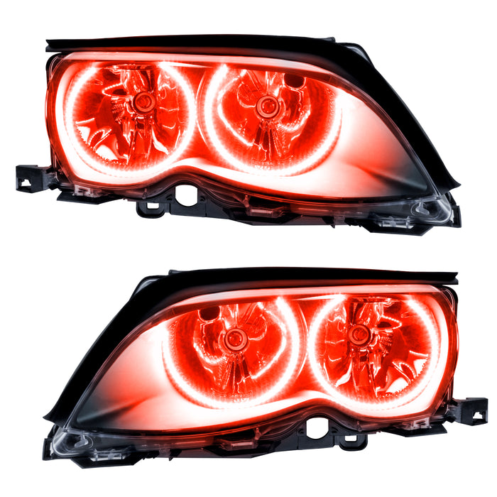 Oracle Lighting 7104-003 SMD Pre-Assembled Headlights, Black, Red - Truck Part Superstore