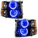 Oracle Lighting 7105-002 SMD Pre-Assembled Headlights, Round Style, Blue - Truck Part Superstore
