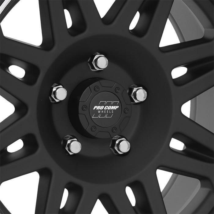 Pro Comp Alloy Wheels 7105-7973 Series 7105 17x9 with 5 on 5 Bolt Pattern Flat Black Pro Comp Steel Wheels - Truck Part Superstore