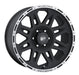 Pro Comp Alloy Wheels 7105-7973 Series 7105 17x9 with 5 on 5 Bolt Pattern Flat Black Pro Comp Steel Wheels - Truck Part Superstore