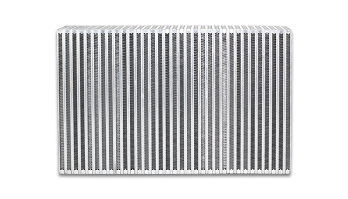 Vibrant Performance 12853 Vertical Flow Intercooler; 22in.W x 14in.H x 4.5in. Thick; Aluminum; - Truck Part Superstore