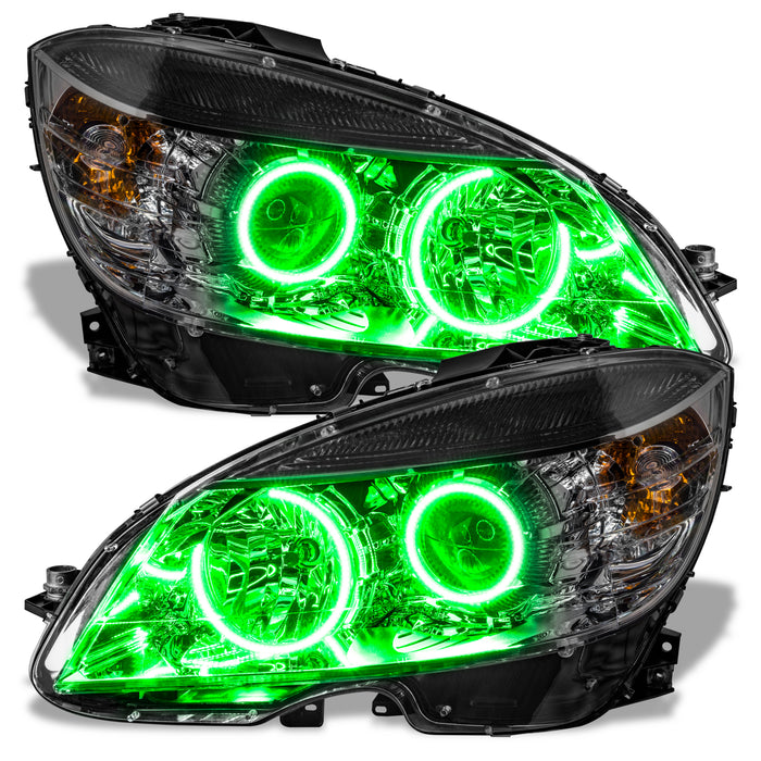 Oracle Lighting 7115-004 SMD Pre-Assembled Headlights, Black, Green - Truck Part Superstore