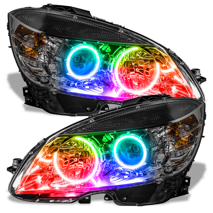 Oracle Lighting 7115-334 SMD Pre-Assembled Headlights, Black Bezel, ColorSHIFT - No Controller - Truck Part Superstore