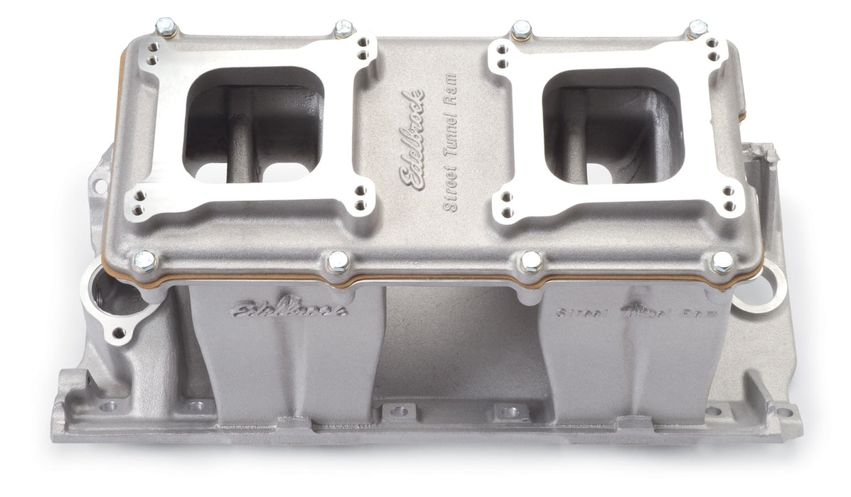 Edelbrock 71101 Edelbrock Street Tunnel Ram Manifold For Chevrolet 302-400 Small-Block V8 - Truck Part Superstore