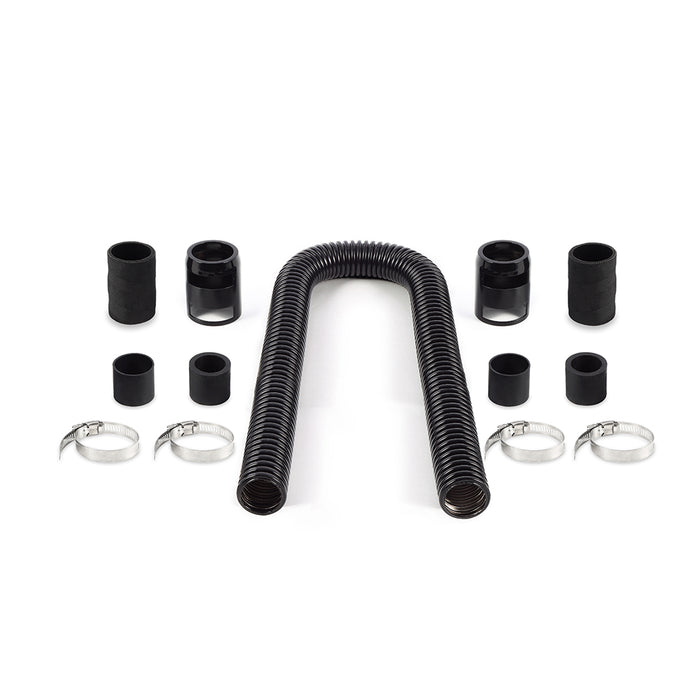 Mishimoto MMAH-U36BK Universal Flexible Stainless Steel Radiator Hose Kit, 36", Black - Truck Part Superstore