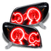Oracle Lighting 7118-003 SMD Pre-Assembled Headlights, Black, Red - Truck Part Superstore