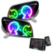 Oracle Lighting 7118-333 SMD Pre-Assembled Headlights, Black Bezel, ColorSHIFT 2.0 - Truck Part Superstore
