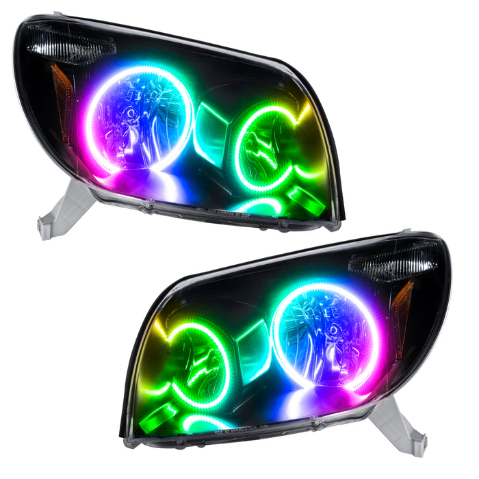 Oracle Lighting 7118-334 SMD Pre-Assembled Headlights, Black Bezel, ColorSHIFT - No Controller - Truck Part Superstore