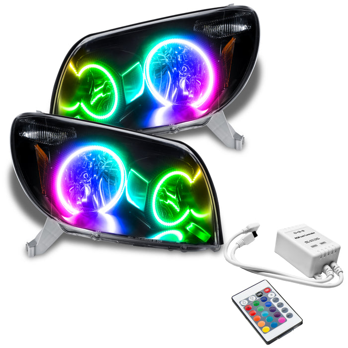 Oracle Lighting 7118-504 SMD Pre-Assembled Headlights, Black Bezel, ColorSHIFT - Simple - Truck Part Superstore