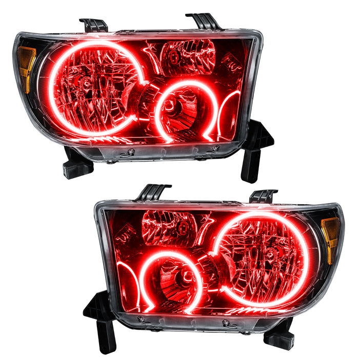 Oracle Lighting 7119-003 SMD Pre-Assembled Headlights, Black, Red - Truck Part Superstore