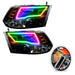 Oracle Lighting 7121-330 SMD Pre-Assembled Headlights, Black Bezel, ColorSHIFT - Truck Part Superstore