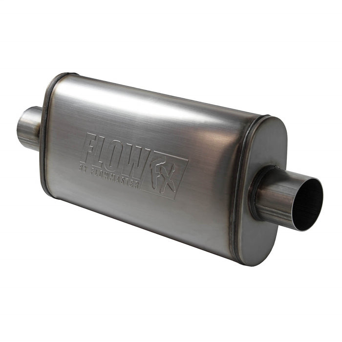 Flowmaster 71249 FlowFX Muffler; Universal; 3 in. Inlet/Outlet; Center; 409 Stainless Steel; - Truck Part Superstore