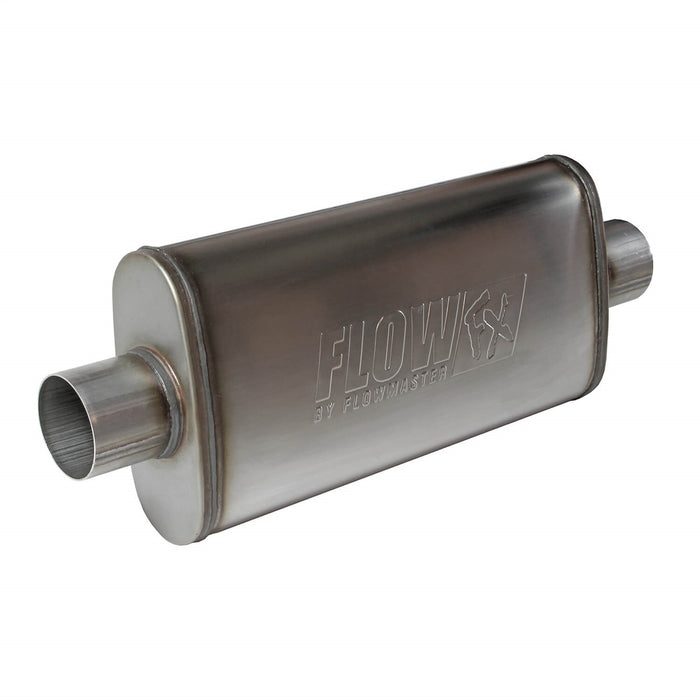 Flowmaster 71249 FlowFX Muffler; Universal; 3 in. Inlet/Outlet; Center; 409 Stainless Steel; - Truck Part Superstore
