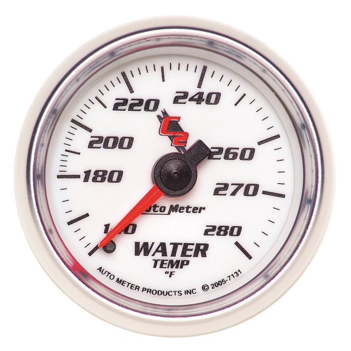 AutoMeter 7131 GAUGE; WATER TEMP; 2 1/16in.; 140-280deg.F; MECHANICAL; C2 - Truck Part Superstore