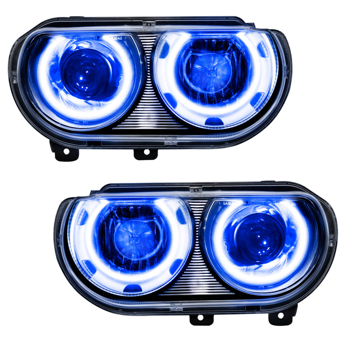 Oracle Lighting 7132-002 SMD Pre-Assembled Headlights, HID Style, Blue - Truck Part Superstore
