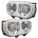 Oracle Lighting 7132-003 SMD Pre-Assembled Headlights, HID Style, Red - Truck Part Superstore