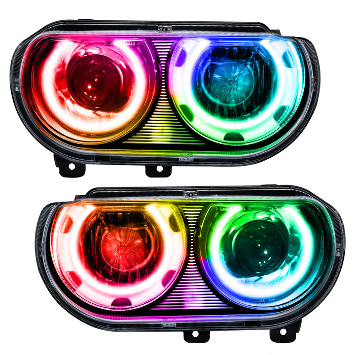 Oracle Lighting 7132-504 SMD Pre-Assembled Headlights, HID Style, ColorSHIFT - Simple - Truck Part Superstore