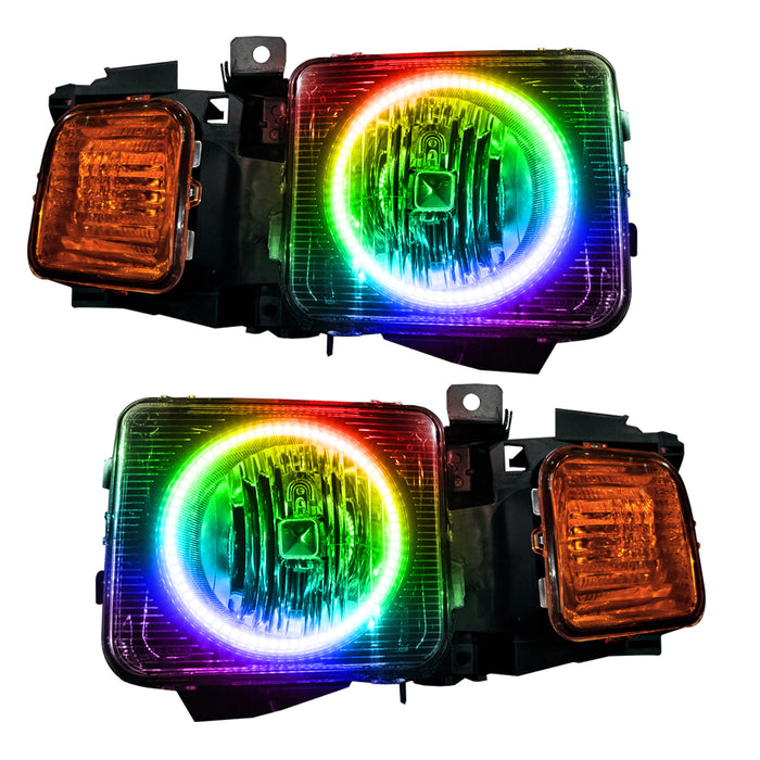 Oracle Lighting 7133-332 Dynamic ColorSHIFT SMD Pre-Assembled Headlights, Combo - Truck Part Superstore