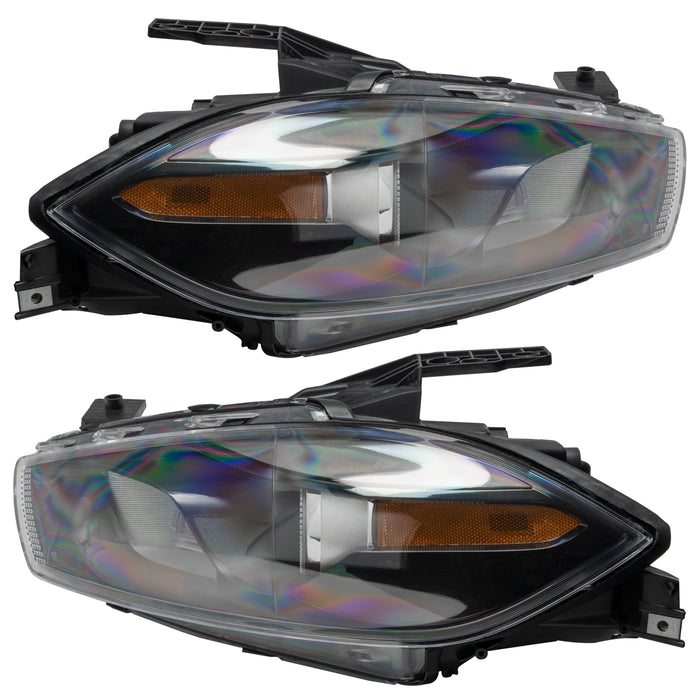 Oracle Lighting 7142-001 SMD Pre-Assembled Headlights, HID Style, Black, White - Truck Part Superstore