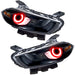 Oracle Lighting 7142-003 SMD Pre-Assembled Headlights, HID Style, Black, Red - Truck Part Superstore
