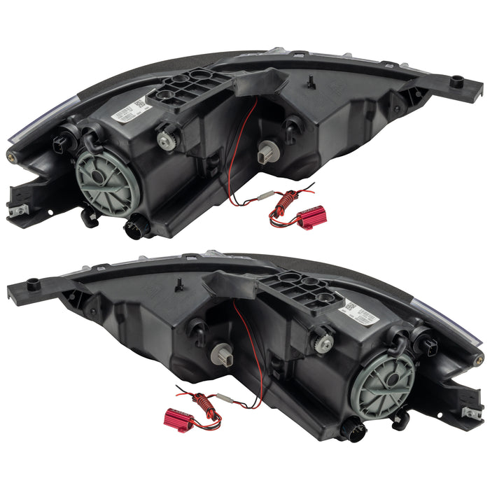Oracle Lighting 7142-504 SMD Pre-Assembled Headlights, HID Style, Black Bezel, ColorSHIFT - Simple - Truck Part Superstore