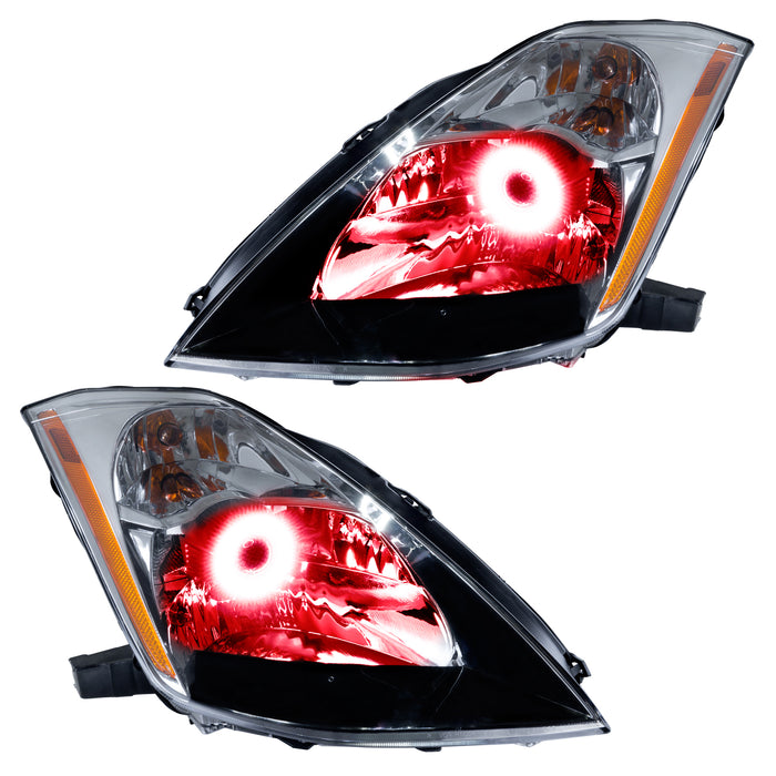 Oracle Lighting 7144-003 SMD Pre-Assembled Headlights, HID Style, Red - Truck Part Superstore