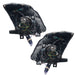 Oracle Lighting 7144-003 SMD Pre-Assembled Headlights, HID Style, Red - Truck Part Superstore