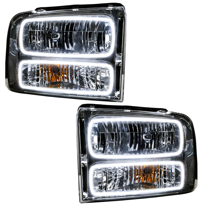 Oracle Lighting 7146-001 SMD Pre-Assembled Headlights, Chrome Bezel, White - Truck Part Superstore