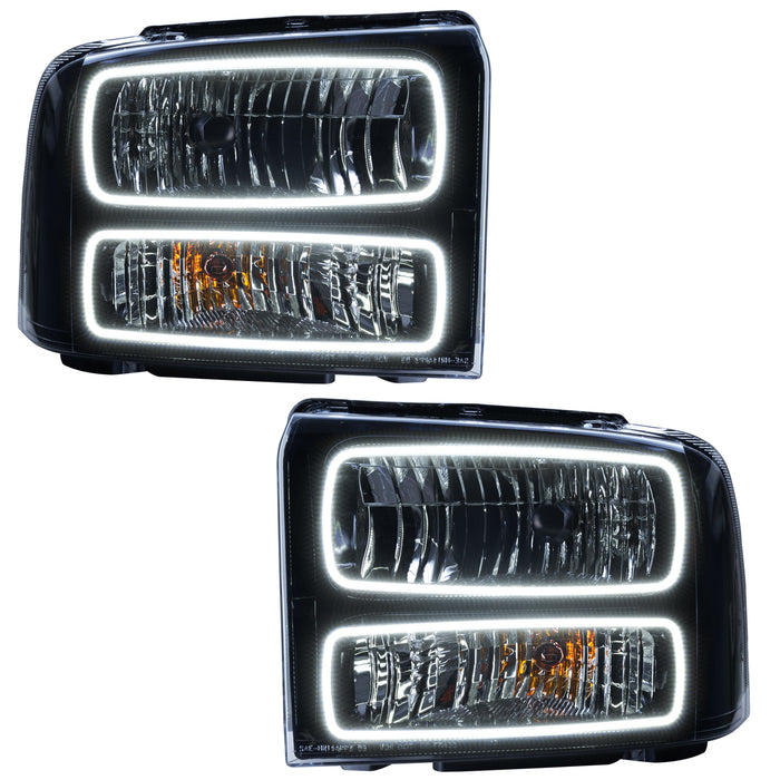 Oracle Lighting 7147-001 SMD Pre-Assembled Headlights, Black, White - Truck Part Superstore