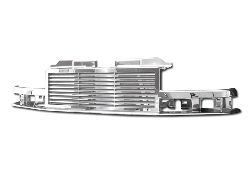 Armordillo USA 7147232 1998-2004 Chevy S-10 Horizontal Style Front Grille (Chrome) - Truck Part Superstore