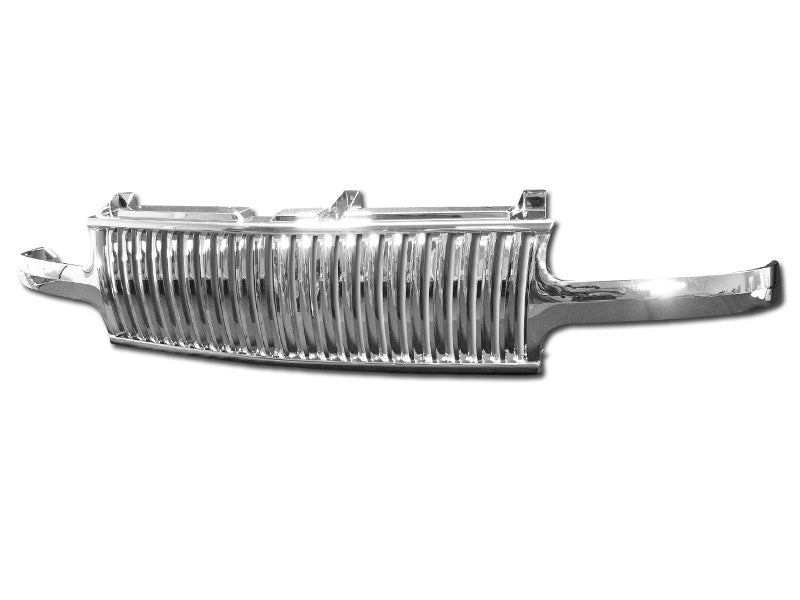 Armordillo USA 7147270 1999-2002 Chevy Silverado 1500 Vertical Style Front Grille (Chrome) - Truck Part Superstore