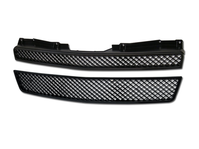 Armordillo USA 7147423 2007-2014 Chevy Tahoe 2Pcs Mesh Style Front Grille (Black) - Truck Part Superstore
