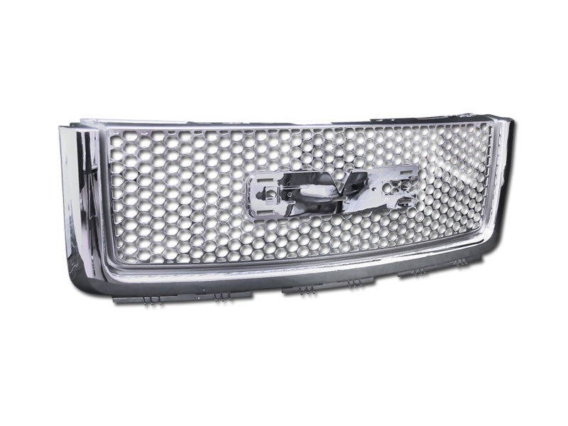 Armordillo USA 7148659 2007-2013 Gmc Sierra 1500 / Denali Oe Style Front Grille W/Logo Base (Chrome) - Truck Part Superstore