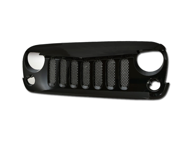 Armordillo USA 7149281 2007-2017 Jeep Wrangler Grille Mesh Style Front Grille (Black) - Truck Part Superstore