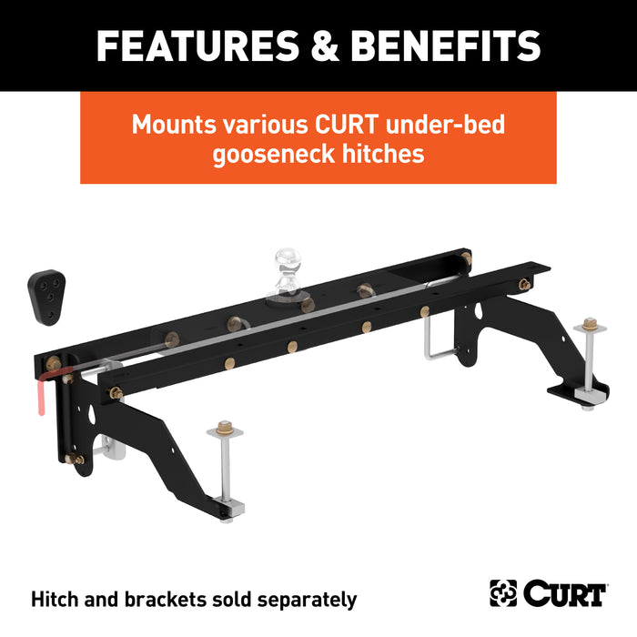 CURT 60659 CURT 60659 Under-Bed Gooseneck Installation Brackets; Fits Select Dodge Ram 1500 - Truck Part Superstore