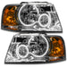 Oracle Lighting 7153-001 SMD Pre-Assembled Headlights, Chrome Bezel, White - Truck Part Superstore
