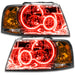 Oracle Lighting 7153-003 SMD Pre-Assembled Headlights, Chrome Bezel, Red - Truck Part Superstore