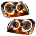 Oracle Lighting 7156-005 SMD Pre-Assembled Headlights, Black Bezel, Amber - Truck Part Superstore