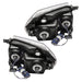 Oracle Lighting 7156-333 SMD Pre-Assembled Headlights, Black Bezel, ColorSHIFT 2.0 - Truck Part Superstore