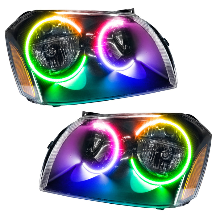 Oracle Lighting 7156-504 SMD Pre-Assembled Headlights, Black Bezel, ColorSHIFT - Simple - Truck Part Superstore