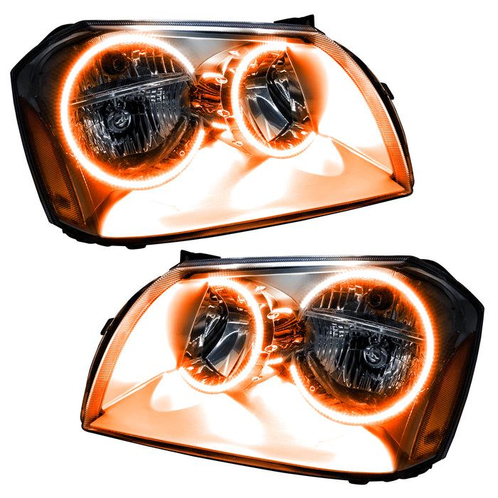Oracle Lighting 7157-005 SMD Pre-Assembled Headlights, Chrome Bezel, Amber - Truck Part Superstore
