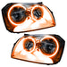 Oracle Lighting 7157-005 SMD Pre-Assembled Headlights, Chrome Bezel, Amber - Truck Part Superstore
