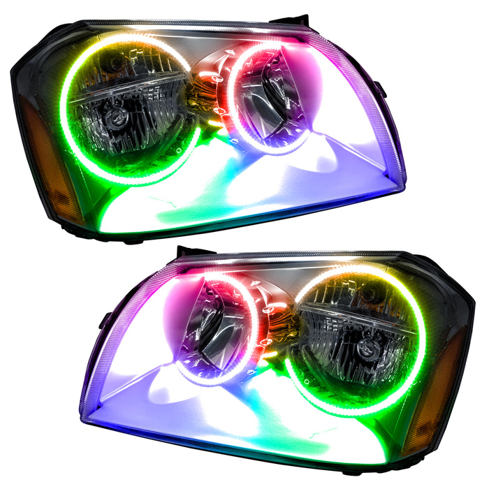 Oracle Lighting 7157-334 SMD Pre-Assembled Headlights, Chrome Bezel, ColorSHIFT - No Controller - Truck Part Superstore